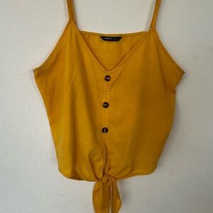 Tie Front Tank Top